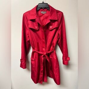 Red trenchcoat